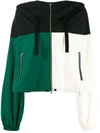 Colville Colour-block Hooded Jacket In Ivory