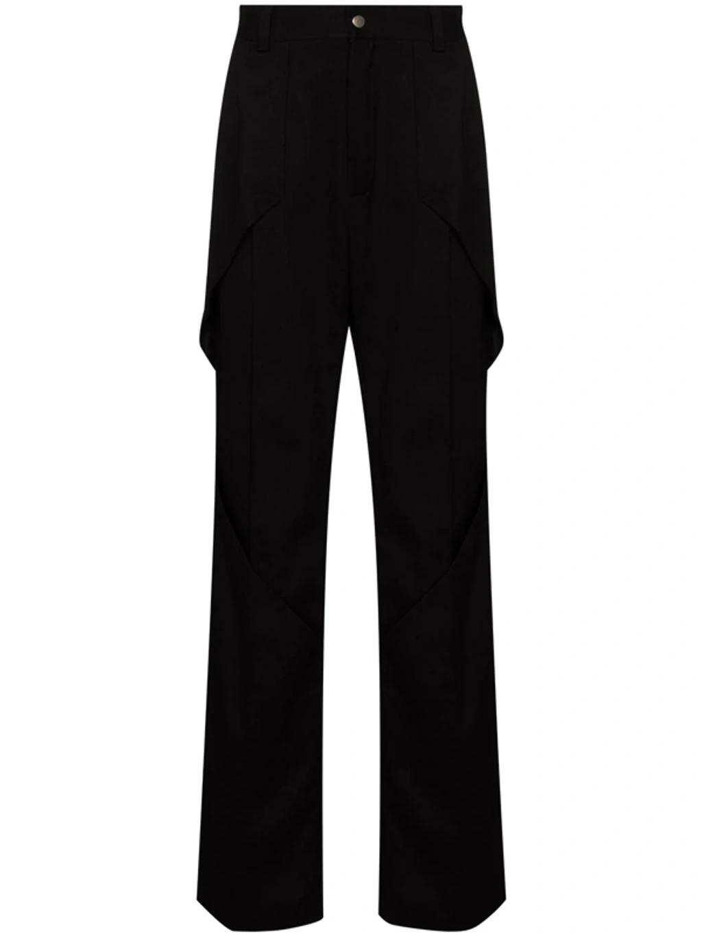 パンツ AV VATTEV 20AW DIAMOND CUTS TROUSERS Av Vattev Diamond Pocket Detail Trousers In Black | ModeSens