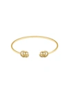 Gucci Gg Running Bracelet In Yellow Gold And Diamonds In Undefined