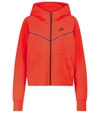 Nike Tech-fleece Windrunner Zipped Jacket In Red