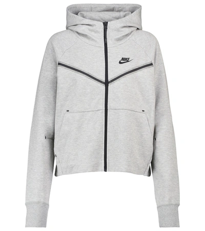 Nike Sportswear Tech Fleece Windrunner Zip Hoodie In Grey/black