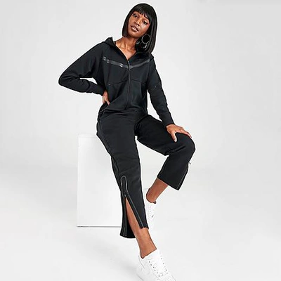 Nike Women's Sportswear Tech Fleece Pants In Black/black