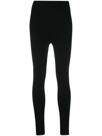 Sandro Yannick High Waisted Leggings In Noir