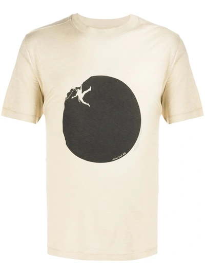 Ps By Paul Smith Climber-print Cotton T-shirt In Neutrals