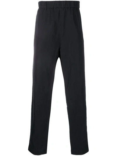 Casey Casey Elasticated Waist Trousers In Blue