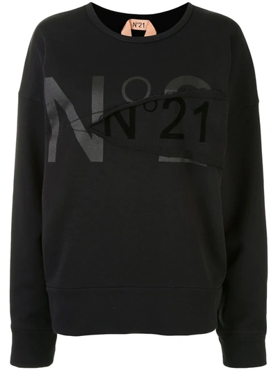 N°21 Logo Detail Jumper In Black