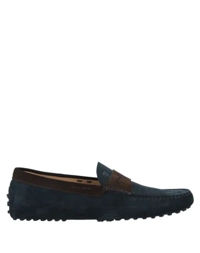 Tod's Loafers In Dark Blue
