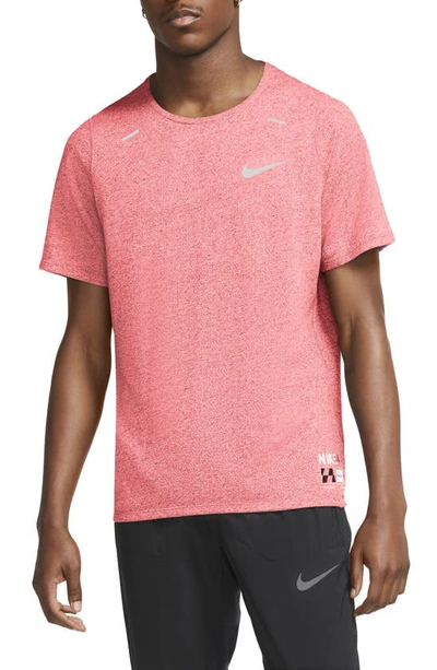Nike Dri-fit Rise 365 Future Fast Running T-shirt In Multi-color,black