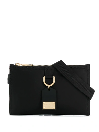 Dolce & Gabbana Logo Plaque Detail Belt Bag In Black