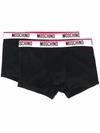 Moschino Underwear Moschino Men's Black Cotton Boxer