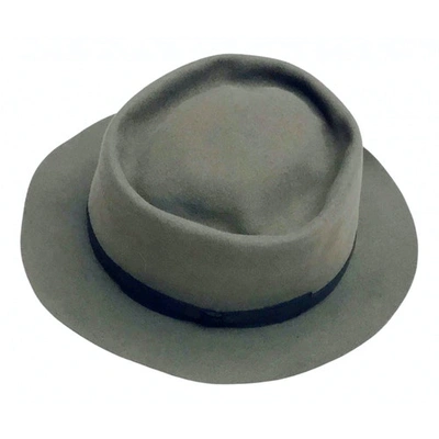 Pre-owned Dior Cashmere Hat In Grey