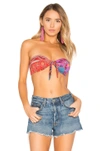 Free People Loren Festival Bra In Red