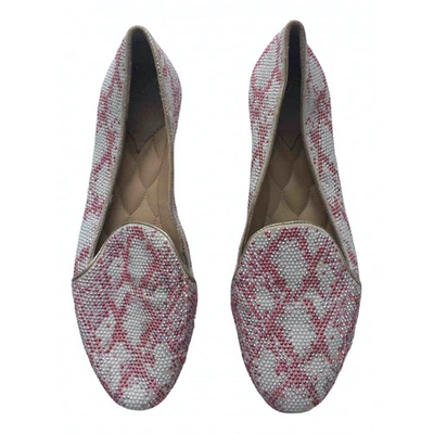 Pre-owned Brian Atwood Leather Flats In Multicolour