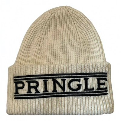 Pre-owned Pringle Of Scotland Beige Hat