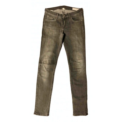 Pre-owned Rag & Bone Straight Jeans In Grey