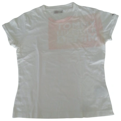 Pre-owned Tommy Hilfiger White Cotton Top