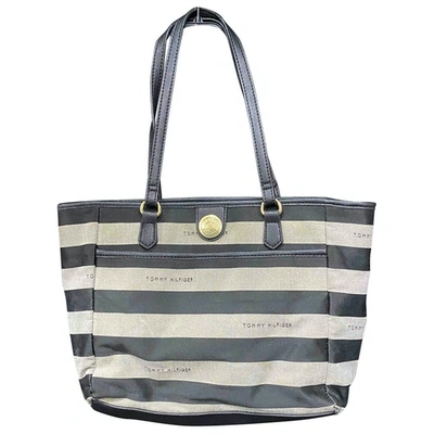 Pre-owned Tommy Hilfiger Leather Tote In Multicolour