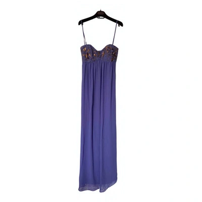 Pre-owned Ted Baker Maxi Dress In Purple