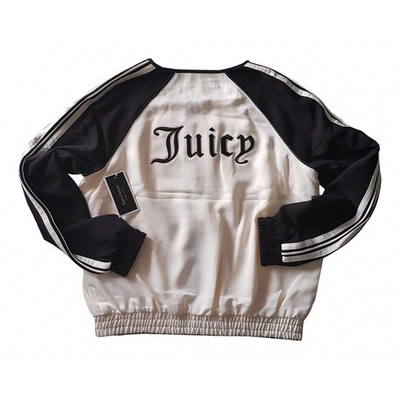 Pre-owned Juicy Couture Biker Jacket In Ecru
