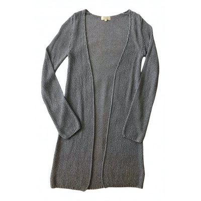 Pre-owned Not Shy Cardi Coat In Silver