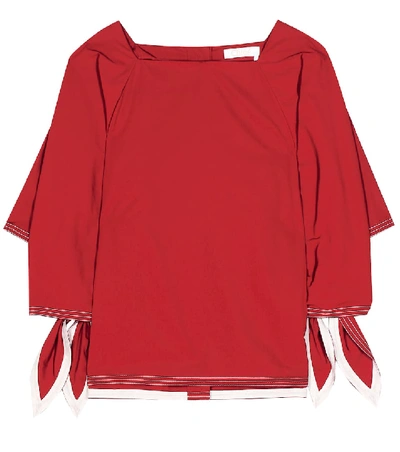 Chloé Cotton Blouse In Red