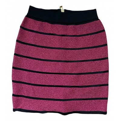Pre-owned Balmain Pink Skirt