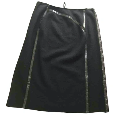 Pre-owned Prada Wool Skirt Suit In Black