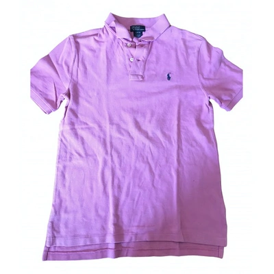 Pre-owned Polo Ralph Lauren Polo Shirt In Pink