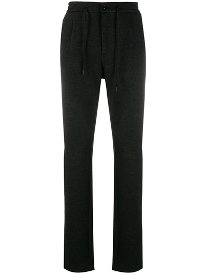 Canali Straight-leg Tailored Trousers In Grey