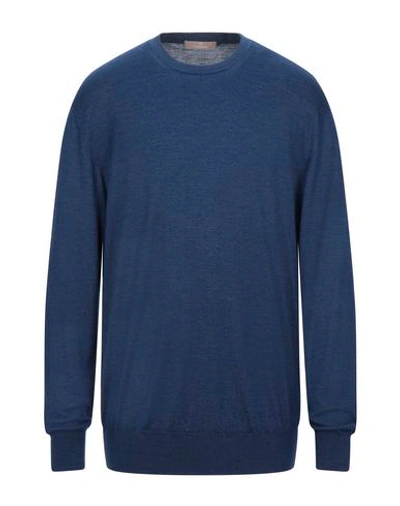 Cruciani Sweaters In Bright Blue