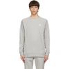 Adidas Originals Adidas Men's Originals Loungewear Trefoil Essentials Crewneck Sweatshirt In Medium Grey Heather