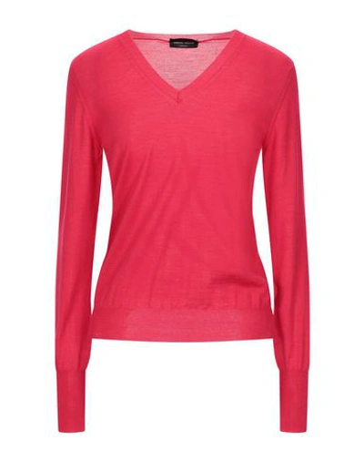 Roberto Collina Sweaters In Garnet