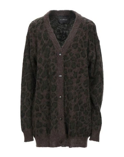 John Richmond Cardigans In Dark Brown
