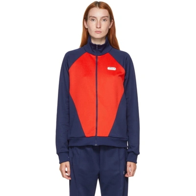Adidas Lotta Volkova Red & Navy Podium Track Jacket