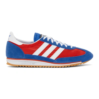 Adidas Lotta Volkova Red & Blue Sl72 Low-top Sneakers In Red Bright
