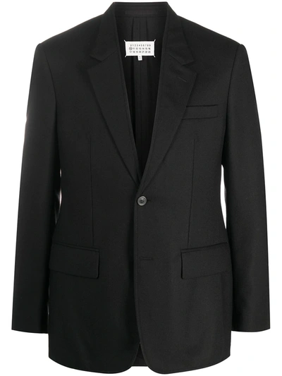 Maison Margiela Single-breasted Blazer In Black