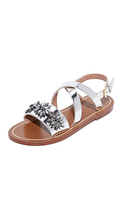 Marni Silver Embellished Sandal