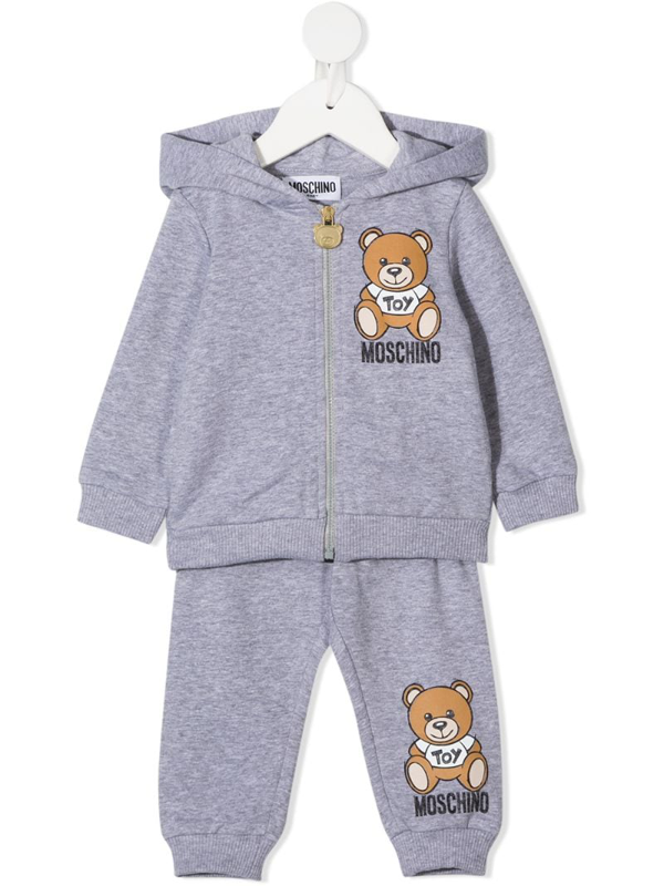 Moschino Kids' Teddy Bear Tracksuit In Grey | ModeSens