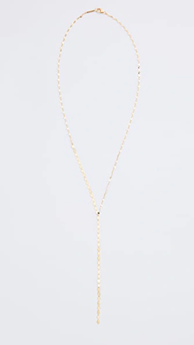 Lana Jewelry Flawless Liquid Gold Chime Y-necklace In Yellow Gold