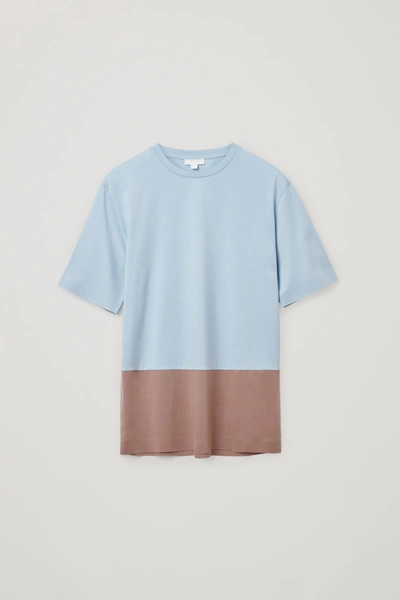 Cos Regular-fit T-shirt In Turquoise