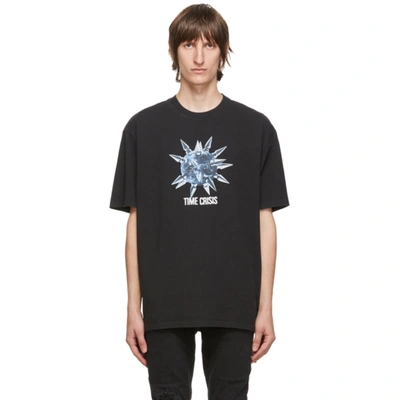 Ksubi Time Crisis Cotton-jersey T-shirt In Black