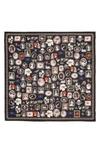 Alexander Mcqueen Cameo And Curiosities Printed Modal-blend Scarf In Ivory/beige