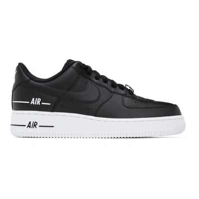 Nike Black Air Force 1 07 Lv8 3 Sneakers In 001 Black
