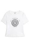 Topshop Horoscope Graphic Crop Tee In Cancer