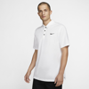 Nike Men's Dri-fit Football Polo In White,black,black