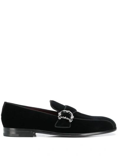 Pantofola in velluto con papillon male 40 Loafer e Mocassini Dolce & Gabbana Uomo Scarpe Scarpe stringate e mocassini 