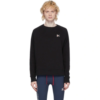 District Vision Sati Logo-embroidered Loopback Cotton-jersey Sweatshirt In Black