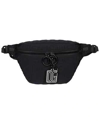 Dolce & Gabbana Men's Marsupio Dg Neoprene Belt Bag In Black