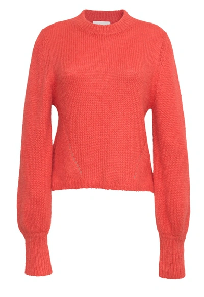 Eleven Six Kara Pullover Sweater In Hot Coral