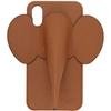 Loewe Elephant Full-grain Leather Iphone 11 Case In Brown